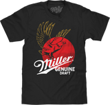 Miller Genuine Draft Eagle T-Shirt - Black