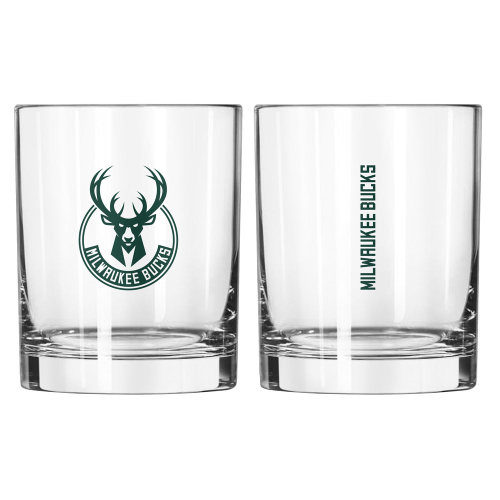 Milwaukee Bucks 14oz Gameday Rocks Glass