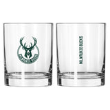 Milwaukee Bucks 14oz Gameday Rocks Glass