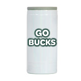 Milwaukee Bucks 12oz Bubble Iridescent Slim Coolie