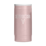 Milwaukee Bucks 12oz Stencil Powdercoat SlimCan Coolie