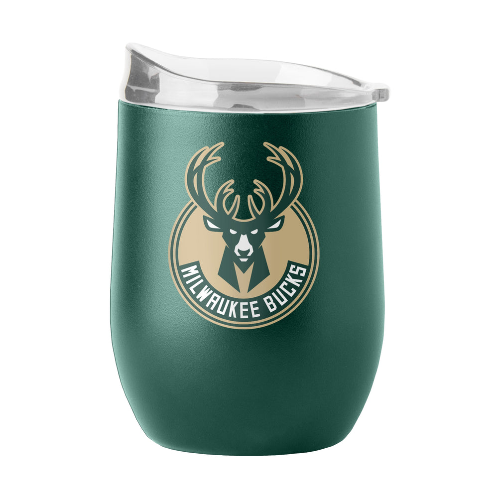 Milwaukee Bucks 16oz Flipside Powder Coat Curved Bev