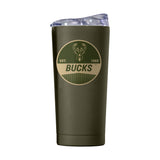 Milwaukee Bucks 20oz Badge Powder Coat Tumbler