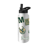 Milwaukee Bucks 34oz White Dreamweave Quencher Bottle