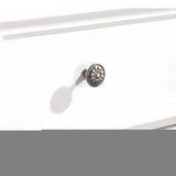 32" White Wood Five Drawer Dresser - HomeRoots - Flyclothing LLC
