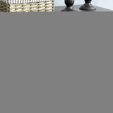 32" Black Wood Five Drawer Dresser - HomeRoots - Flyclothing LLC