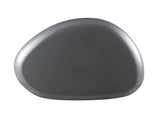 46" Gray Wood and Steel Oval Coffee Table - Homeroots - Flyclothing LLC