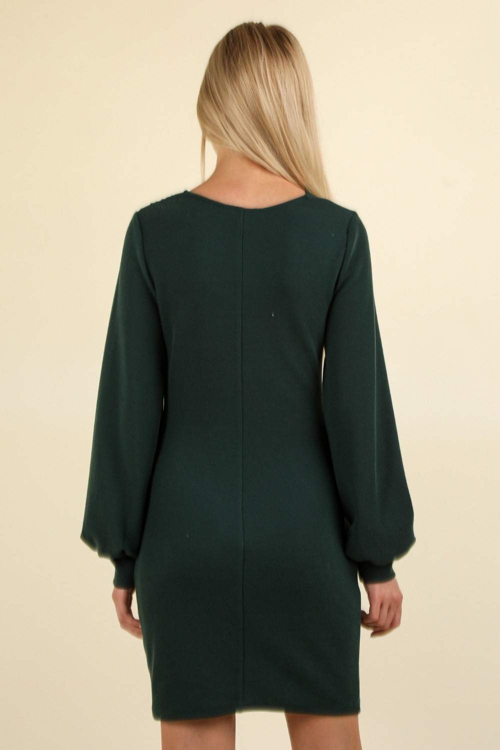 VERY J Ruched Detail Bodycon Mini Dress - Trendsi - Flyclothing LLC
