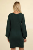 VERY J Ruched Detail Bodycon Mini Dress - Trendsi