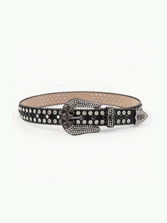 PU Leather Skull Belt - Trendsi - Flyclothing LLC