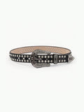 PU Leather Skull Belt - Trendsi