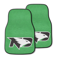 North Dakota Fighting Hawks Front Carpet Car Mat Set - 2 Pieces - North Dakota