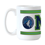 Minnesota Timberwolves 15oz Overtime Stripe Sublimated Mug