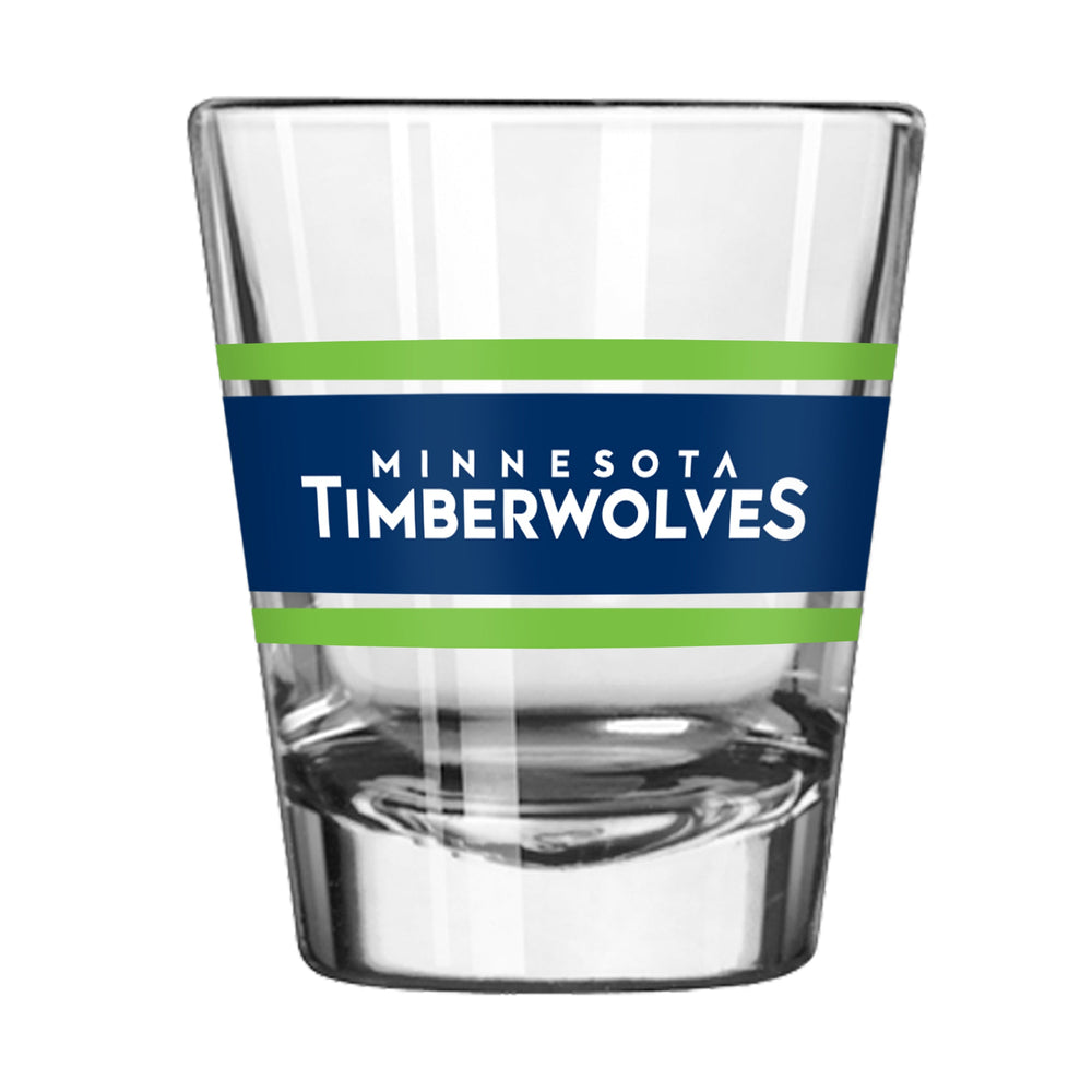 Minnesota Timberwolves 2oz Stripe Shot Glass