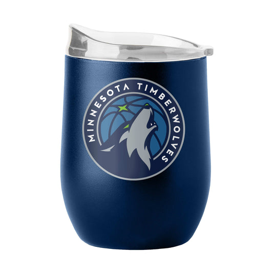 Minnesota Timberwolves 16oz Flipside Powder Coat Curved Bev - Logo Brands - Flyclothing LLC