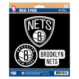NBA - Brooklyn Nets Decal 3-pk