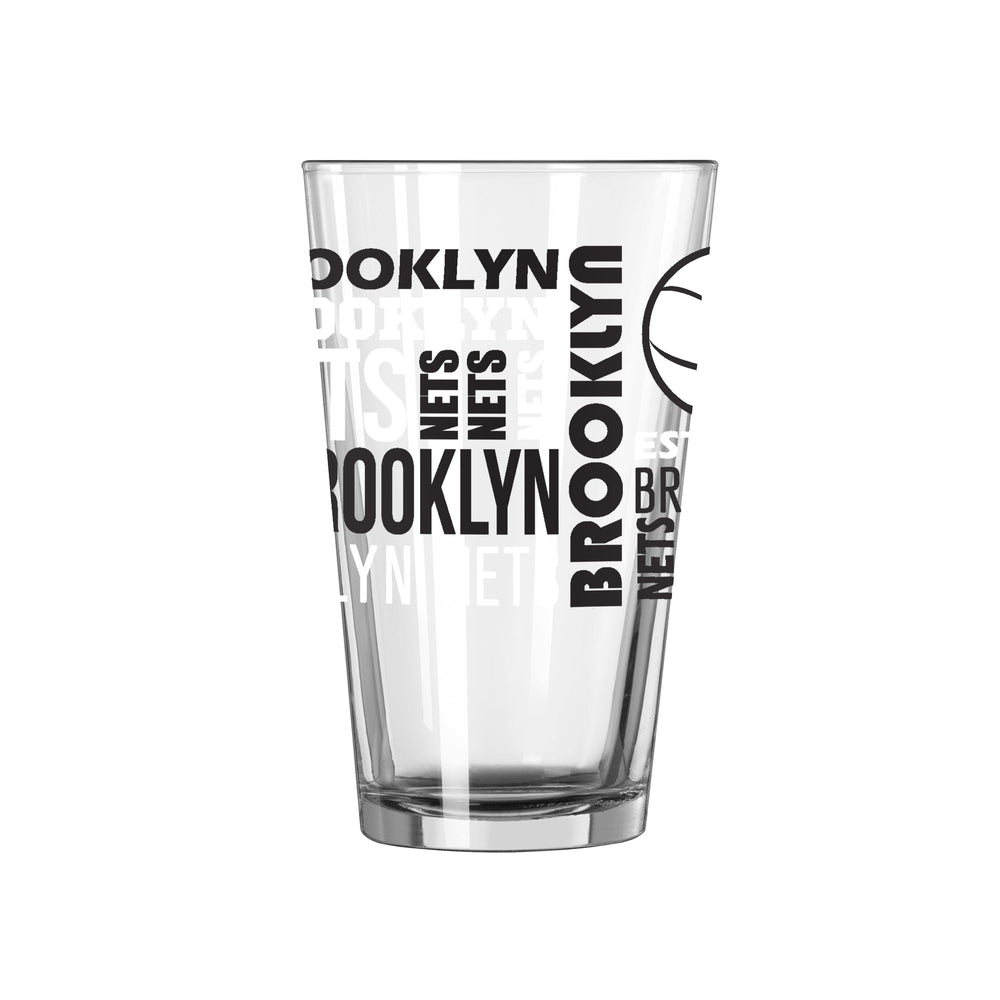 Brooklyn Nets 16oz Spirit Pint Glass