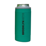 Brooklyn Nets 12oz Optic Stacked Soft Touch Slim Coolie