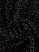 Polka Dot Notched Ruffled Cap Sleeve Blouse - Trendsi - Flyclothing LLC