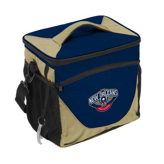 New Orleans Pelicans 24 Can Cooler - Logo Brands - Flyclothing LLC