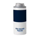New Orleans Pelicans 12oz Colorblock Slim Can Coolie