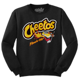 Flamin' Hot Cheetos Faded Logo Crewneck Sweatshirt - Black