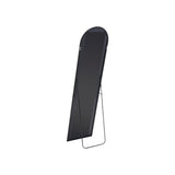 59" Black Metal Arch Wall Mounted Leaning Or Freestanding Framed Full Length Mirror - Homeroots - Flyclothing LLC