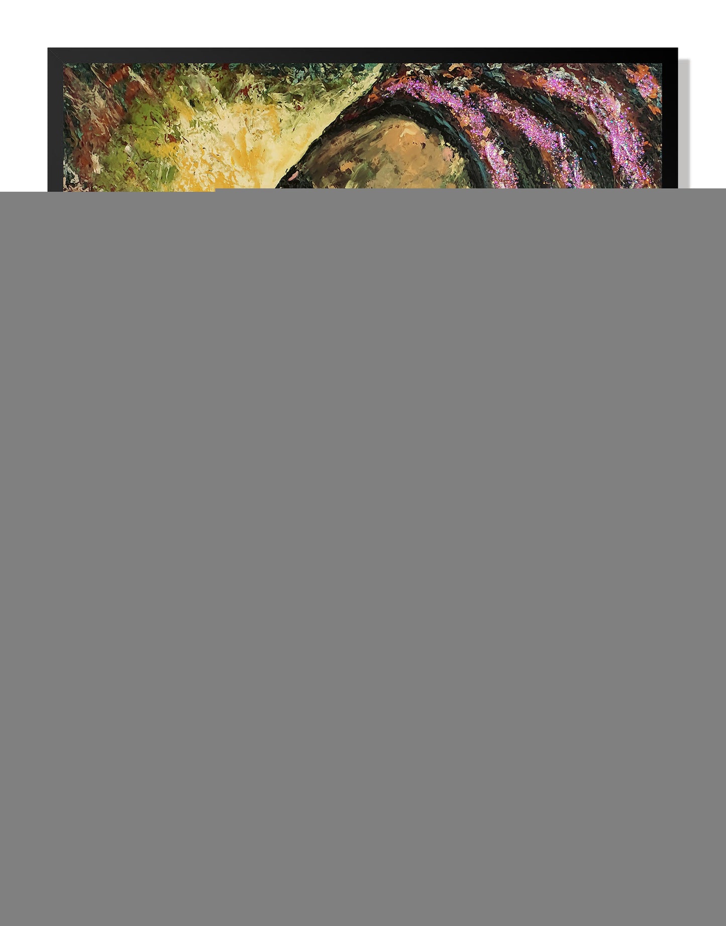 39" x 30" African Portrait Floater Frame Canvas Wall Art - Homeroots - Flyclothing LLC