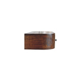 43" Chestnut Solid Wood Floating Console Table With Shelf And Two Drawers - HomeRoots - Flyclothing LLC