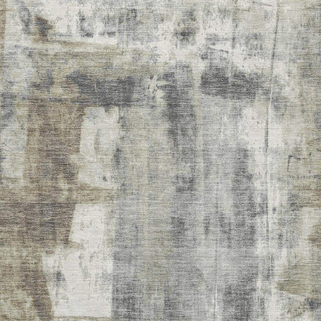 8' X 10' Beige Gray And Ivory Abstract Washable Area Rug With UV Protection - Homeroots - Flyclothing LLC