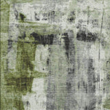 3' X 5' Olive Green Charcoal And Ivory Abstract Washable Area Rug With UV Protection - Homeroots - Flyclothing LLC