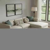 9' X 12' Olive Green Charcoal And Ivory Abstract Washable Area Rug With UV Protection - Homeroots - Flyclothing LLC
