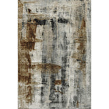 3' X 5' Taupe Charcoal And Brown Abstract Washable Area Rug With UV Protection - Homeroots - Flyclothing LLC