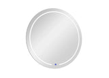 39" Clear Round Lighted Frameless Bathroom Vanity Mirror - Homeroots - Flyclothing LLC