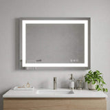 36" Lighted Frameless Bathroom Vanity Mirror - HomeRoots - Flyclothing LLC