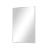 38" Silver Aluminum Framed Bathroom Vanity Mirror - Homeroots - Flyclothing LLC
