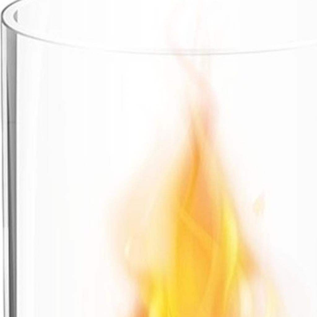 12" Black And Clear Metal And Glass BioEthanol Portable Tabletop Firepit - HomeRoots - Flyclothing LLC