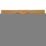 36" X 72" Brown And Blue Heart Outdoor Coir Door Mat - Homeroots - Flyclothing LLC