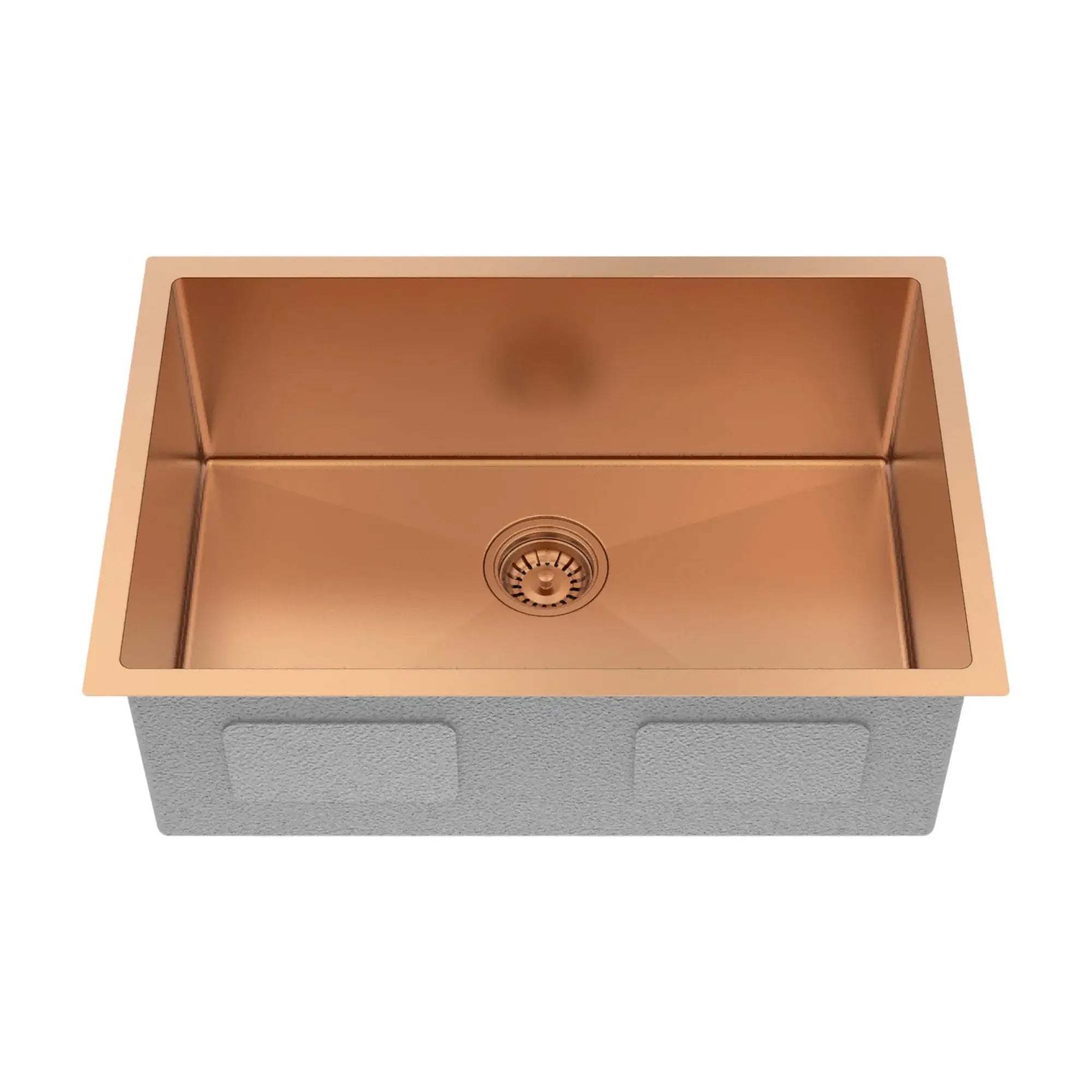10" X 27" Rose Gold Stainless Steel Undermount Kitchen Sink - Homeroots - Flyclothing LLC