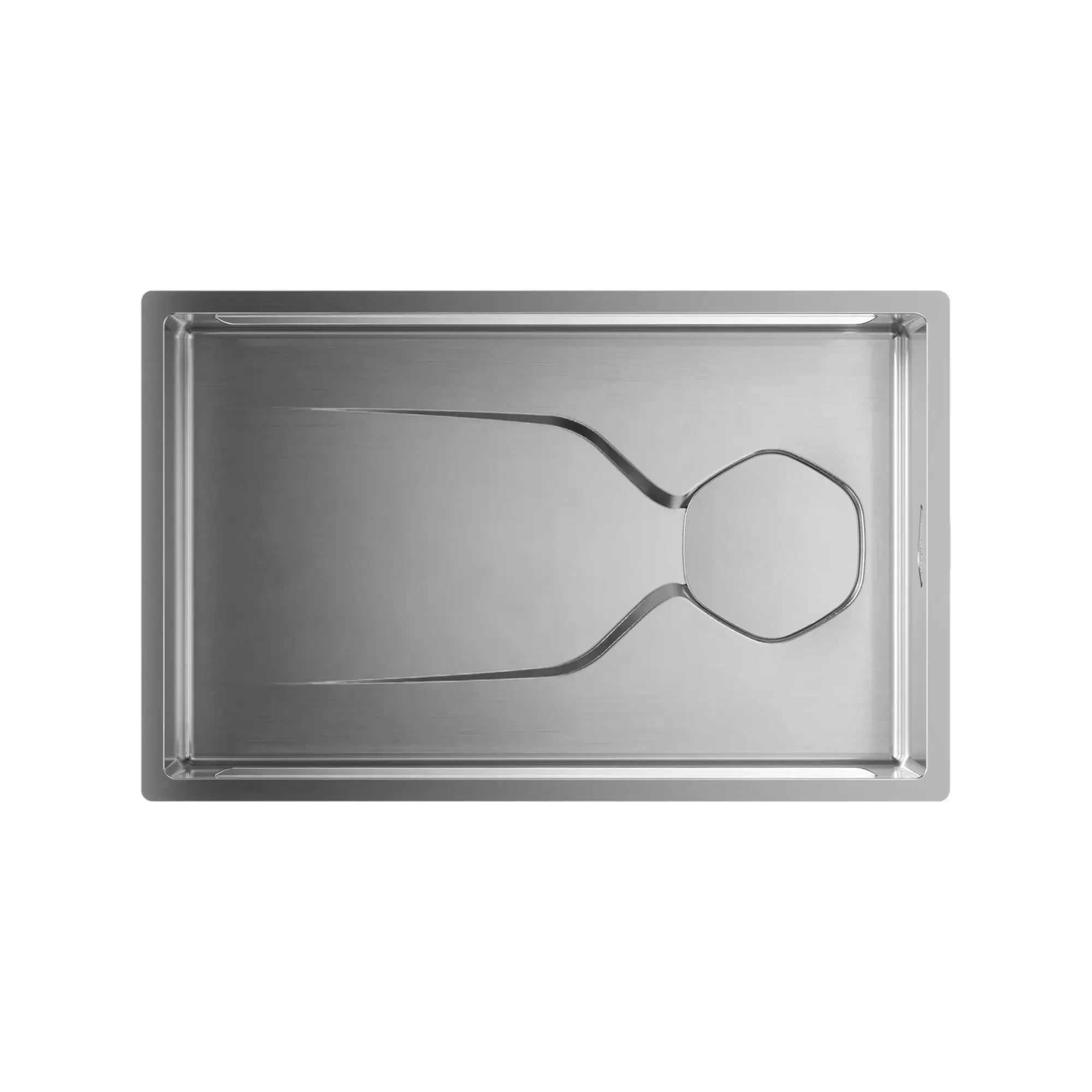 9" X 30" Silver Stainless Steel Undermount Kitchen Sink - Homeroots - Flyclothing LLC