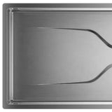 9" X 30" Silver Stainless Steel Undermount Kitchen Sink - Homeroots - Flyclothing LLC