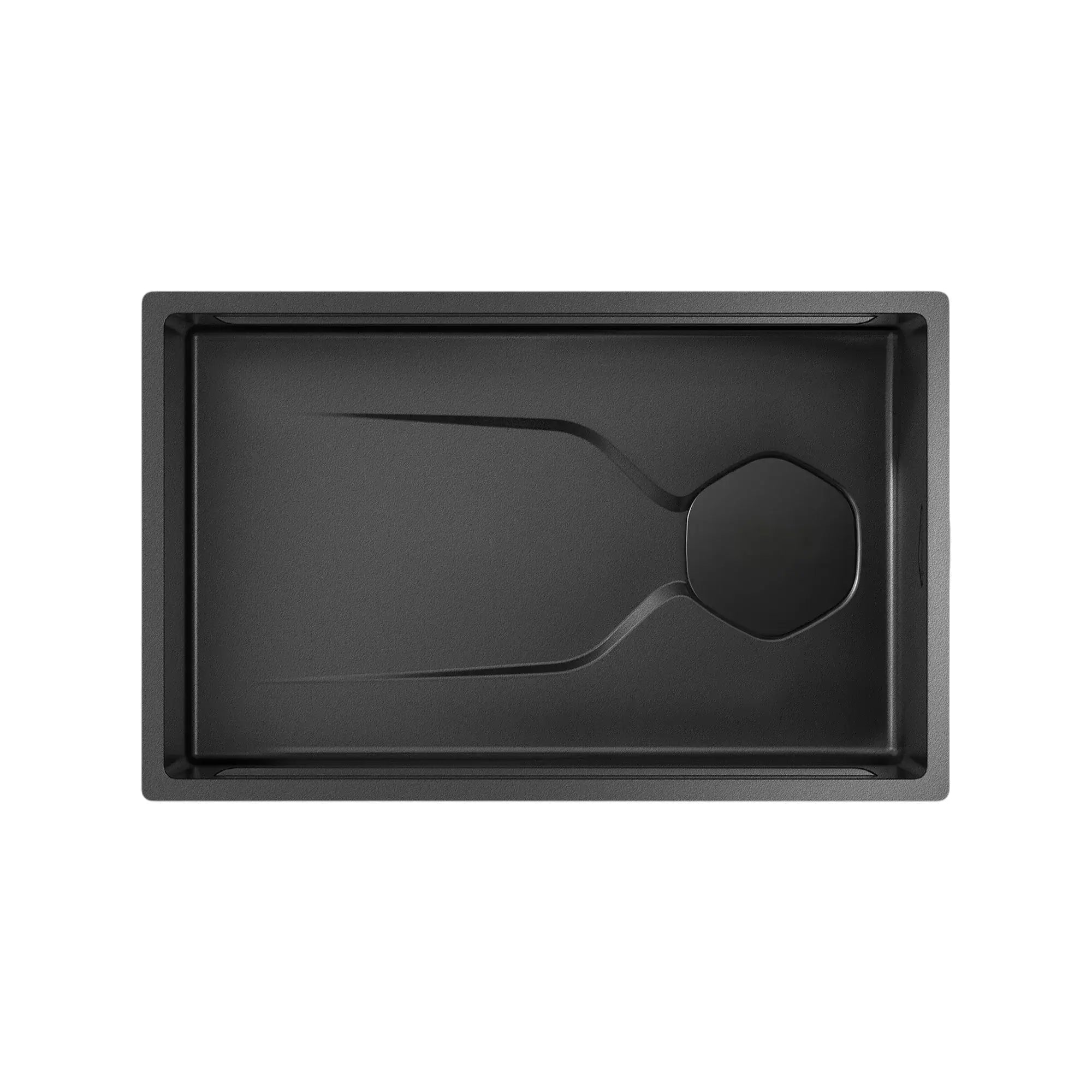 9" X 30" Black Stainless Steel Undermount Kitchen Sink - Homeroots - Flyclothing LLC