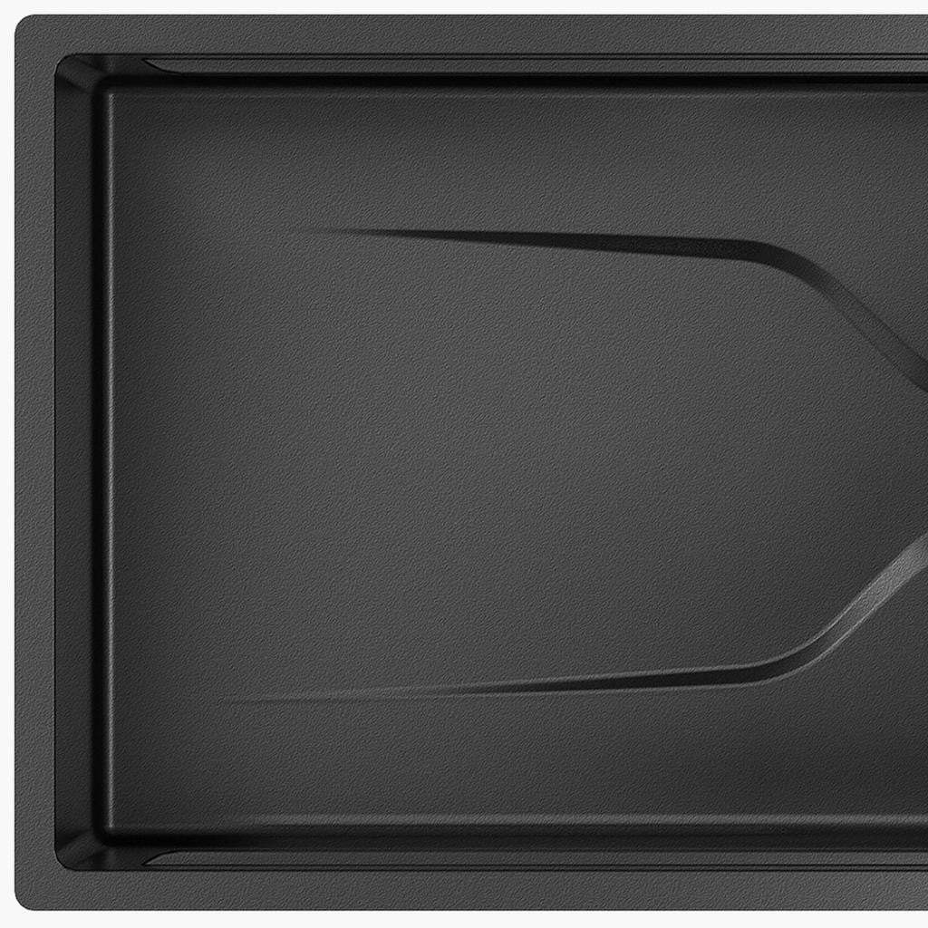 9" X 30" Black Stainless Steel Undermount Kitchen Sink - Homeroots - Flyclothing LLC