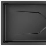9" X 30" Black Stainless Steel Undermount Kitchen Sink - Homeroots - Flyclothing LLC