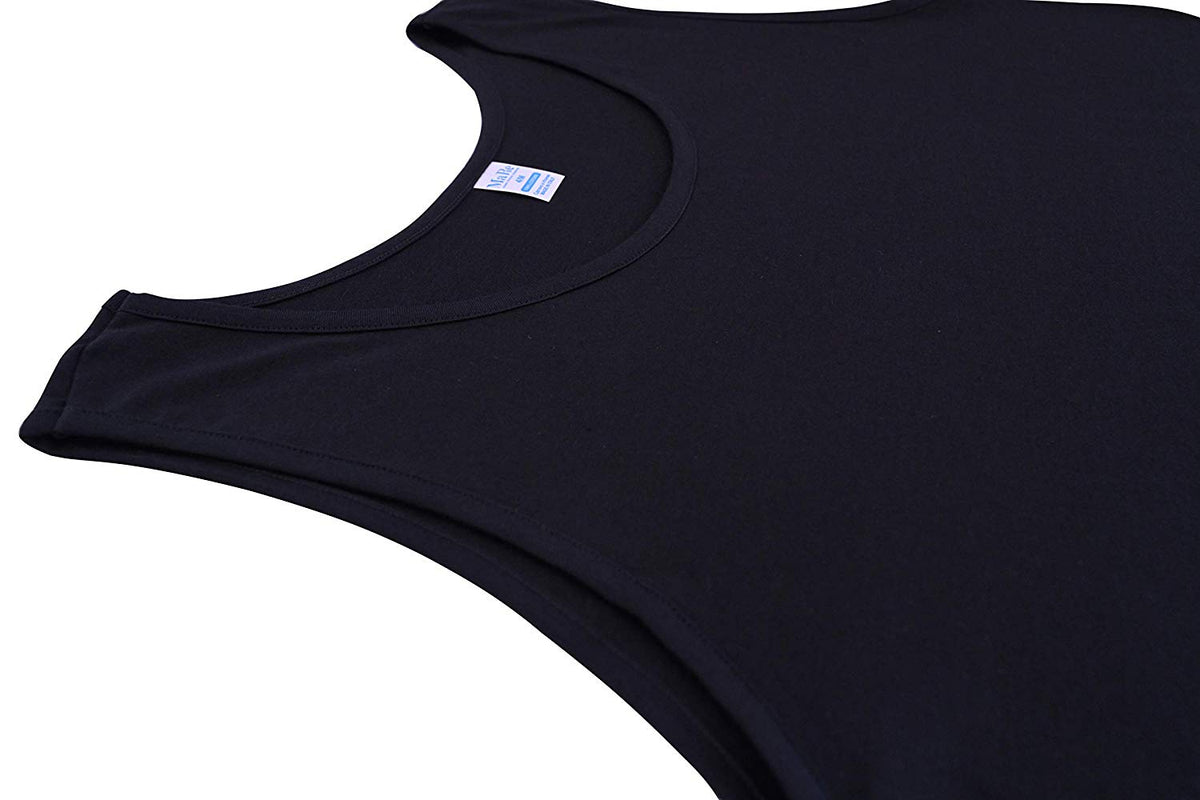 MaRe Luxury Italian Underwear 100% Mako Cotton Men's Sleeveless Shirt. Proudly Made in Italy (3261) - tittimitti - Flyclothing LLC