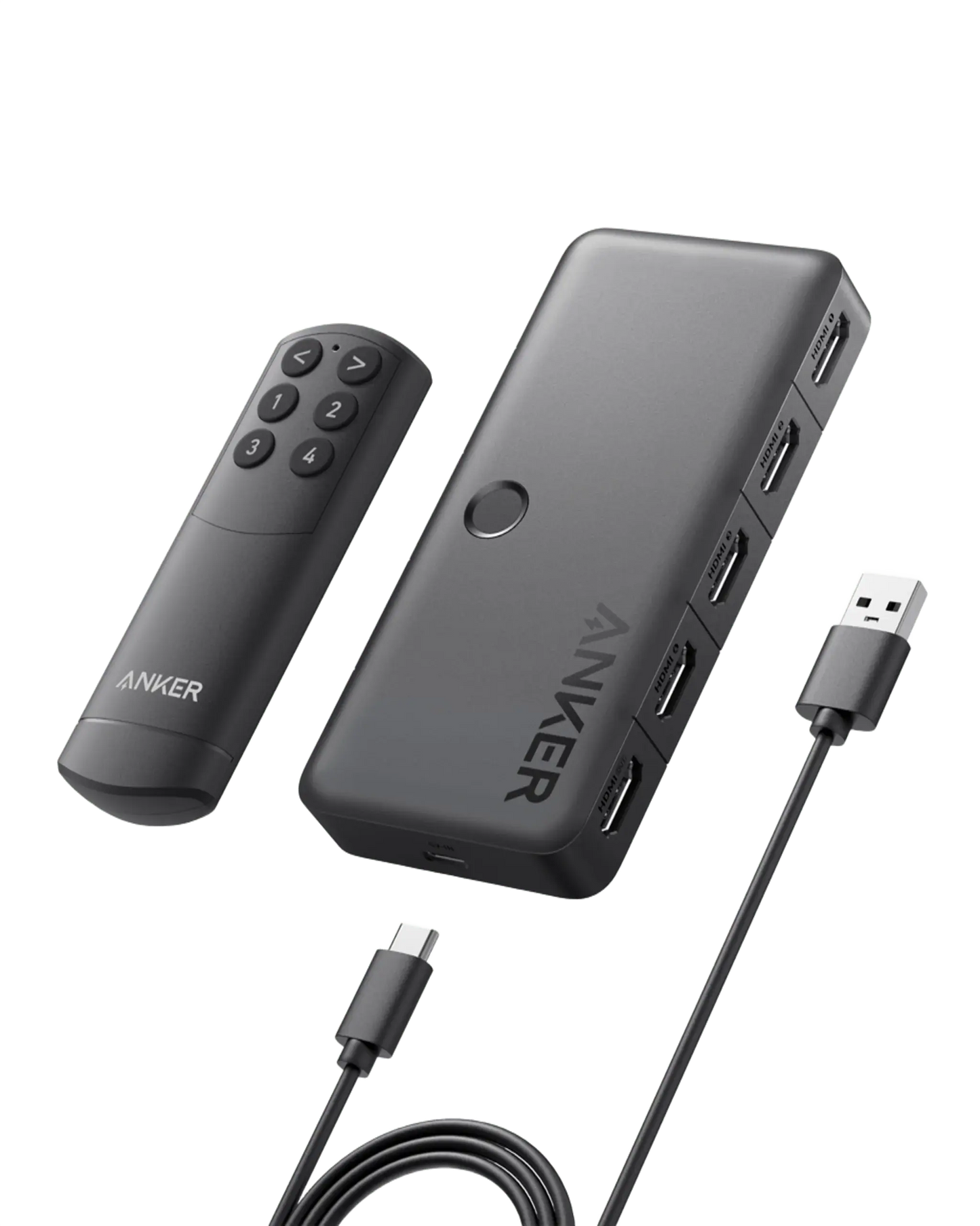 Anker HDMI Switch (4 in 1 Out, 4K HDMI) - Anker - Flyclothing LLC
