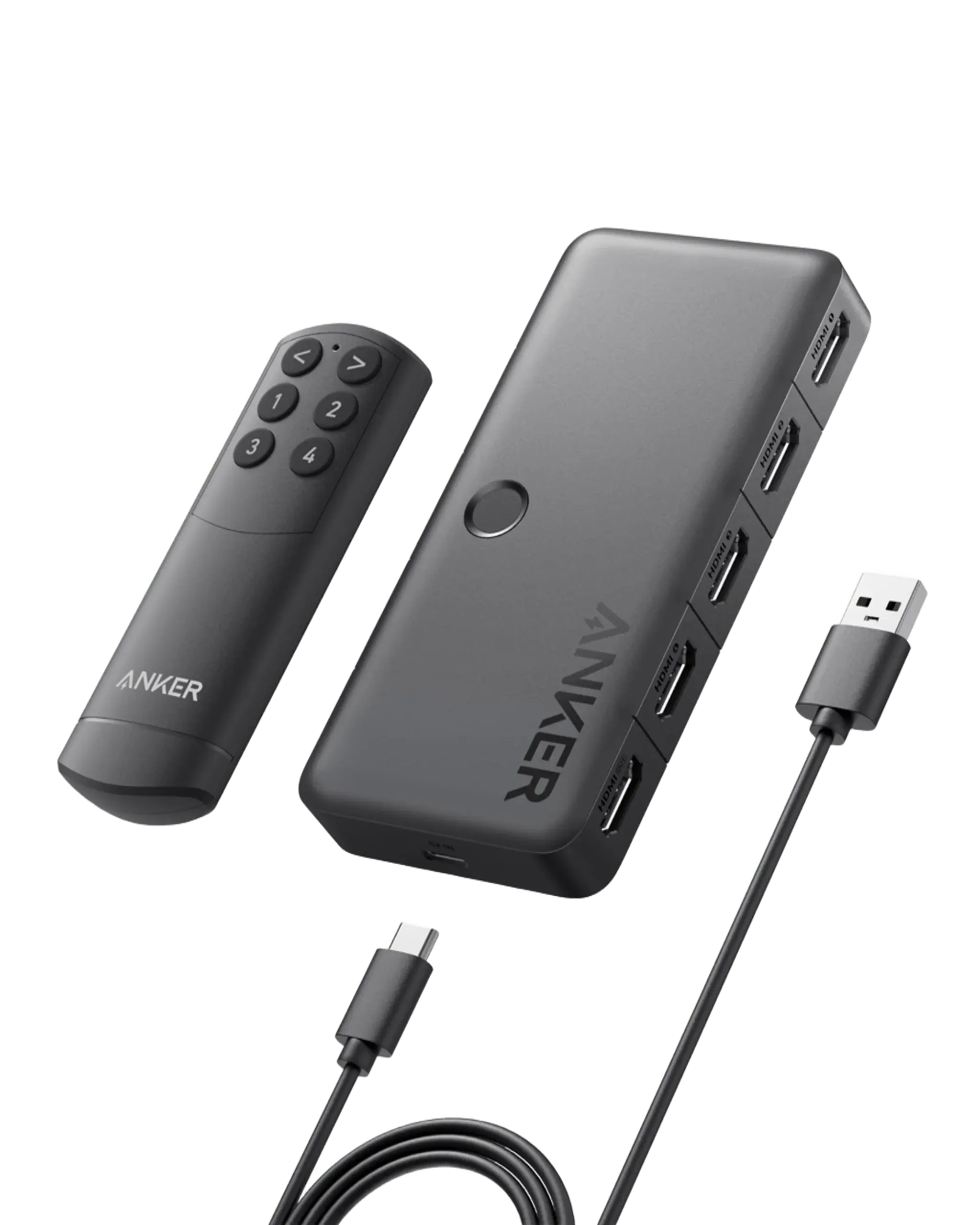Anker HDMI Switch (4 in 1 Out, 4K HDMI) - Anker - Flyclothing LLC
