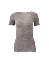 EGi Luxury Wool Silk Women's T-Shirt. Proudly Made in Italy (1495) - tittimitti - Flyclothing LLC