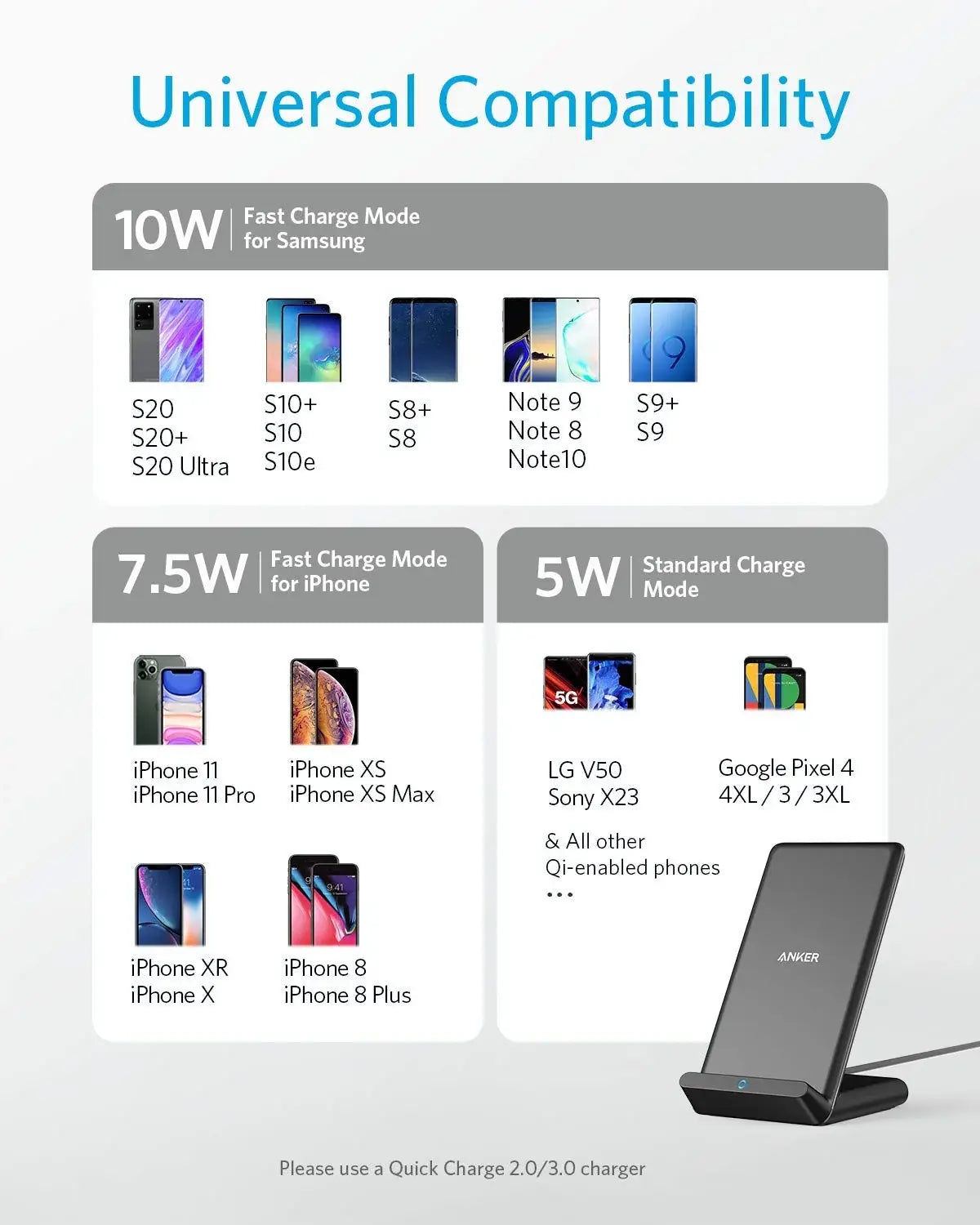 Anker <b>313</b> Wireless Charger (Stand) - Anker - Flyclothing LLC