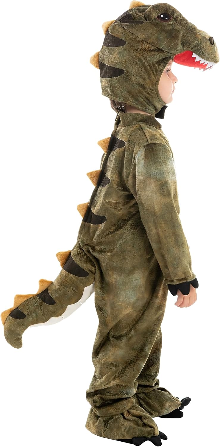 Realistic T-rex Costume Outfit Dinosaur Jumpsuit with Egg for Kids Toddler Halloween Dress-up Party - SHOMICOBOUTIQUE - Flyclothing LLC
